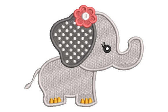 A Baby Elephant with Flowers Embroidery Review for Seasonal Projects