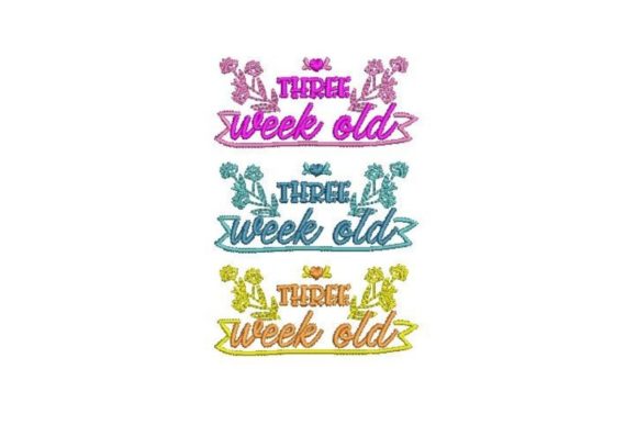 A Designer's Review: Baby Milestone 3 Weeks for Seasonal Collections