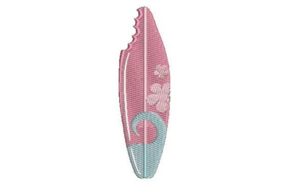 A Designer's Review of the 'Surfboard with Sharkbite' Embroidery