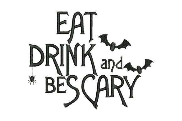 A Professional's Review: Eat Drink and Be Scary Embroidery