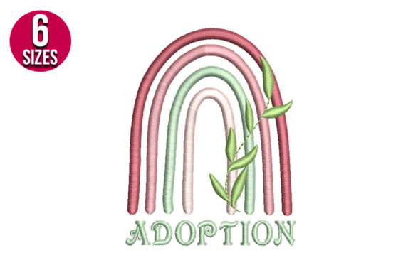 A Real Designer's Look at the Adoption Rainbow Embroidery Design