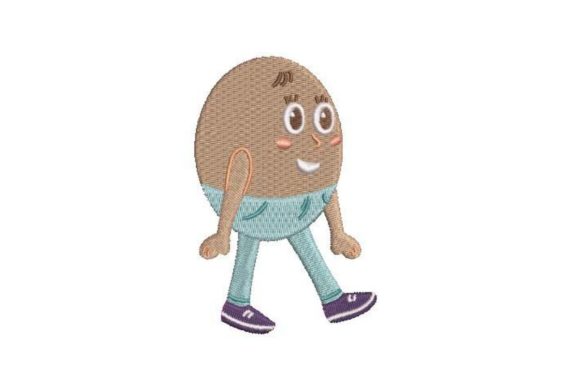 Egg Person: A Fairy Tale Embroidery Design for Real Creative Projects