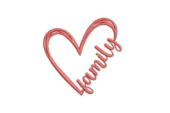 Heart with Family Text: A Professional Embroidery Review