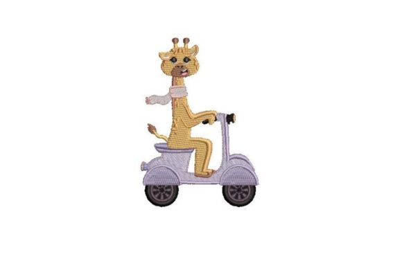 My Review: Giraffe Riding a Moped for Boutique Apparel