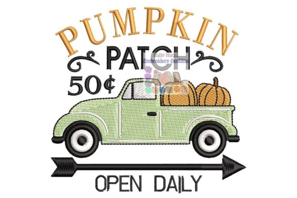 Pumpkin Patch: The Cozy Fall Embroidery Design Boutiques Need