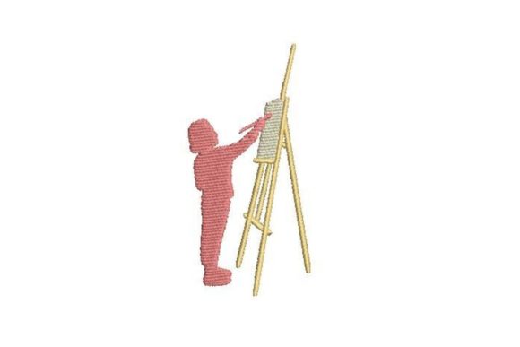 Reviewing the 'Child Painting' Embroidery Design for Boutique Sweatshirts